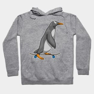 Penguin Skater Skateboard Hoodie